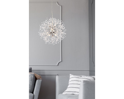 Elegant Pendant Light - Chrome, L 18" (3507D18C)