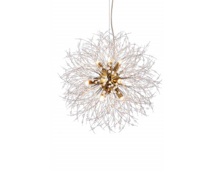 Elegant Pendant Light - Gold, L 18" (3507D18G)