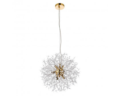 Elegant Pendant Light - Gold, L 18" (3507D18G)