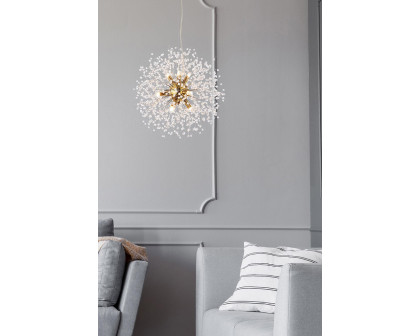 Elegant Pendant Light - Gold, L 18" (3507D18G)