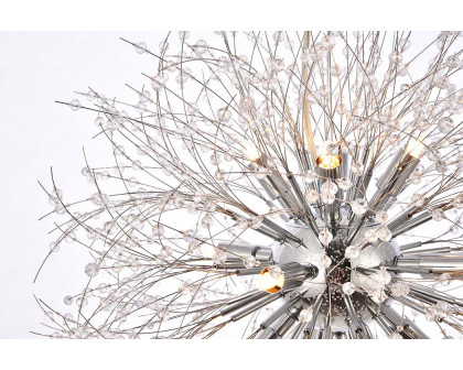 Elegant Pendant Light - Chrome, L 24" (3507D24C)