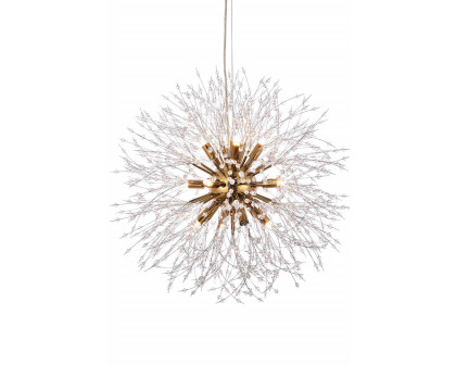 Elegant Pendant Light - Gold, L 24" (3507D24G)