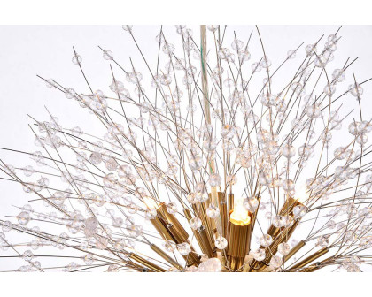 Elegant Pendant Light - Gold, L 24" (3507D24G)