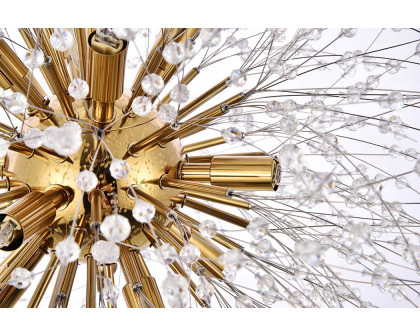 Elegant Pendant Light - Gold, L 24" (3507D24G)