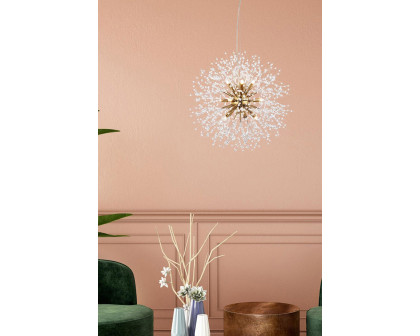 Elegant Pendant Light - Gold, L 24" (3507D24G)