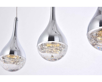 Elegant Amherst 1-Light Led Pendant - Chrome, L 33" (3805D33C)