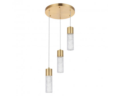 Elegant Pendant Light - Gold, L 12" (5200D12G)