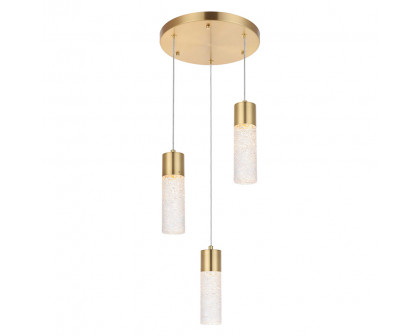 Elegant Pendant Light - Gold, L 12" (5200D12G)