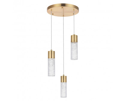 Elegant Pendant Light - Gold, L 12" (5200D12G)