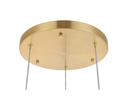 Elegant Pendant Light - Gold, L 12" (5200D12G)