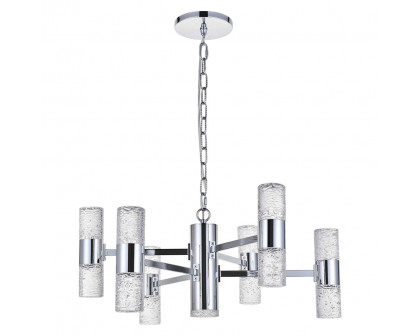 Elegant Pendant Light - Chrome, L 26" (5200D26C)