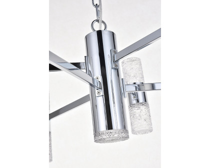 Elegant Pendant Light - Chrome, L 26" (5200D26C)