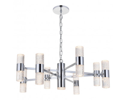 Elegant Pendant Light - Chrome, L 32" (5200D32C)