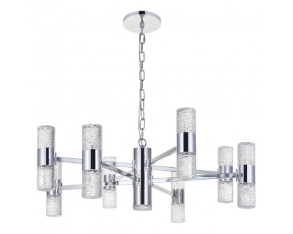 Elegant Pendant Light - Chrome, L 32" (5200D32C)