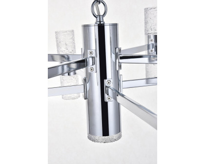 Elegant Pendant Light - Chrome, L 32" (5200D32C)