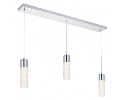 Elegant Pendant Light - Chrome, L 36" (5200D36C)