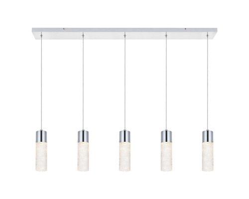 Elegant Pendant Light - Chrome, L 42" (5200D42C)