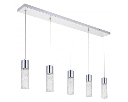 Elegant Pendant Light - Chrome, L 42" (5200D42C)