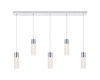 Elegant Pendant Light - Chrome, L 42" (5200D42C)