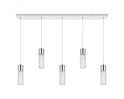 Elegant Pendant Light - Chrome, L 42" (5200D42C)