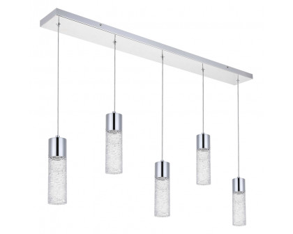 Elegant Pendant Light - Chrome, L 42" (5200D42C)