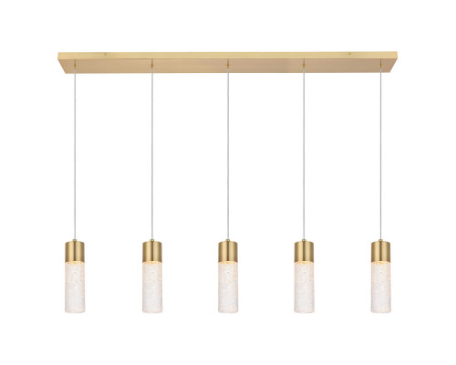 Elegant Pendant Light - Gold, L 42" (5200D42G)