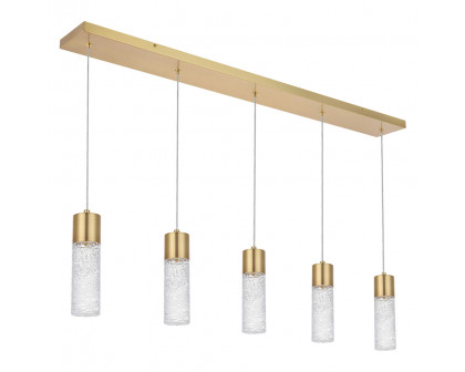 Elegant Pendant Light - Gold, L 42" (5200D42G)