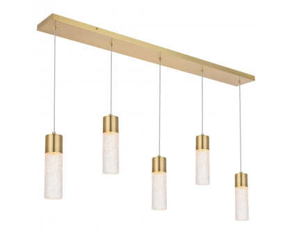 Elegant Pendant Light - Gold, L 42" (5200D42G)