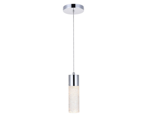 Elegant Pendant Light - Chrome, L 4.72" (5200D4C)