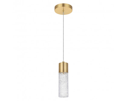 Elegant Pendant Light - Gold, L 4.72" (5200D4G)