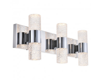 Elegant Wall Sconce - Chrome, L 24" (5200W24C)