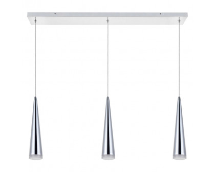 Elegant Pendant Light - Chrome, L 36" (5201D36C)