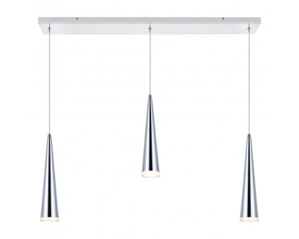 Elegant Pendant Light - Chrome, L 36" (5201D36C)