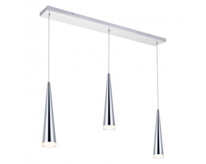 Elegant Pendant Light - Chrome, L 36" (5201D36C)