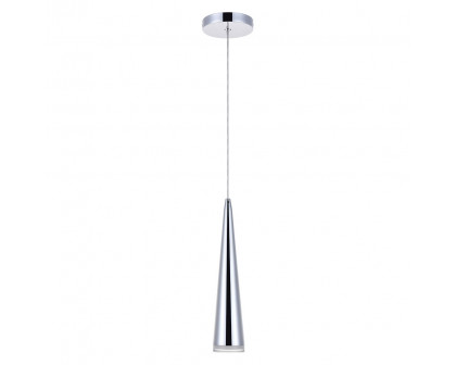 Elegant Pendant Light - Chrome, L 3" (5201D3C)