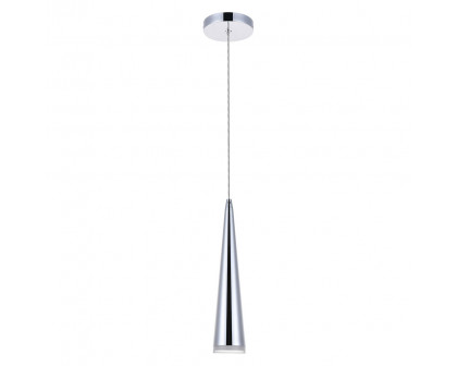 Elegant Pendant Light - Chrome, L 3" (5201D3C)