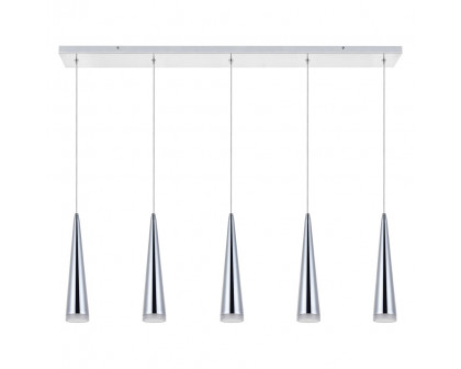 Elegant Pendant Light - Chrome, L 42" (5201D42C)