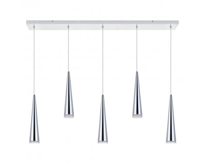 Elegant Pendant Light - Chrome, L 42" (5201D42C)