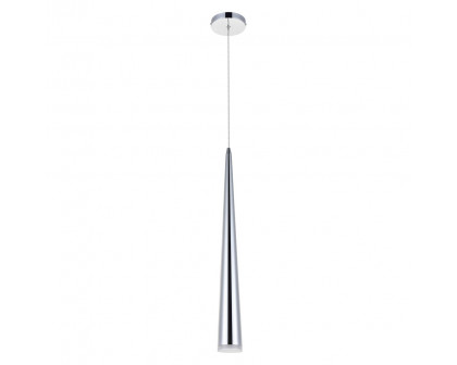 Elegant Pendant Light - Chrome, L 4" (5201D4C)