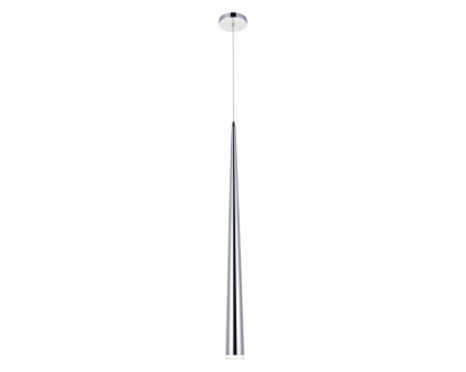 Elegant Pendant Light - Chrome, L 5" (5201D5C)