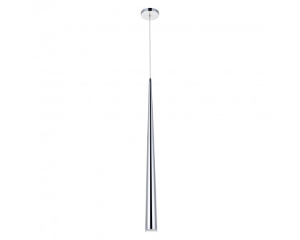 Elegant Pendant Light - Chrome, L 5" (5201D5C)