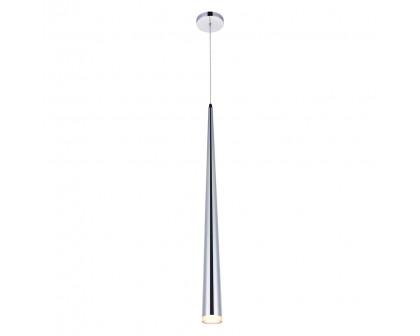 Elegant Pendant Light - Chrome, L 5" (5201D5C)