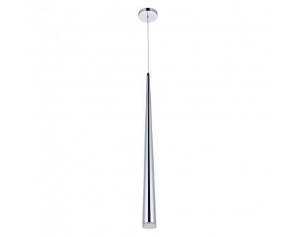 Elegant Pendant Light - Chrome, L 5" (5201D5C)