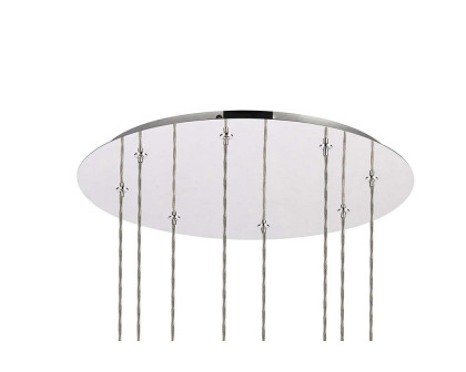 Elegant Hana 3 Lights Pendant - Chrome, L 18" (5202D18C)