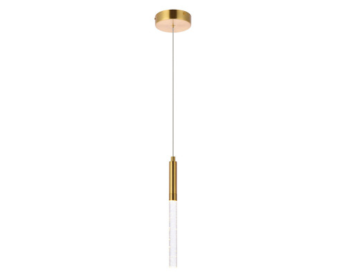 Elegant Ruelle 3 Lights Pendant - Gold, L 5" (5203D5G)