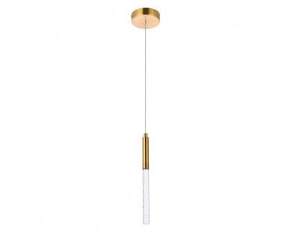 Elegant Ruelle 3 Lights Pendant - Gold, L 5" (5203D5G)