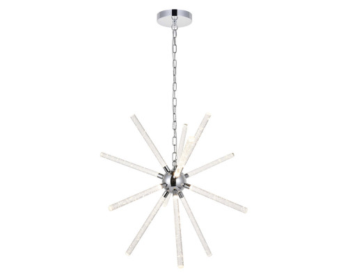 Elegant Ruelle 3 Lights Pendant - Chrome, L 34.42" (5300D32C)