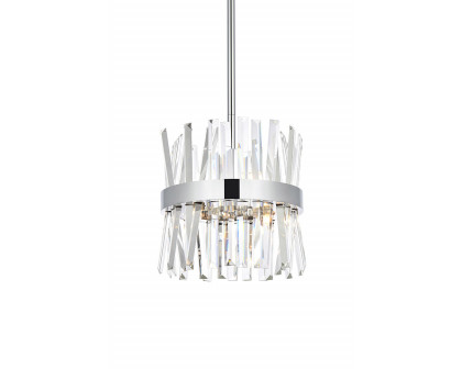 Elegant Pendant Light - Chrome, L 12" (6200D12C)