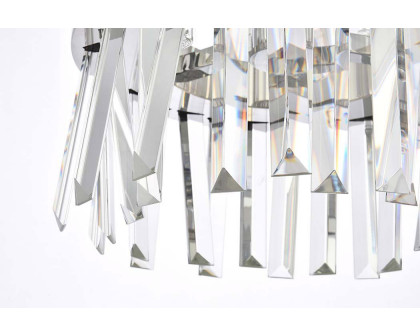 Elegant Pendant Light - Chrome, L 12" (6200D12C)