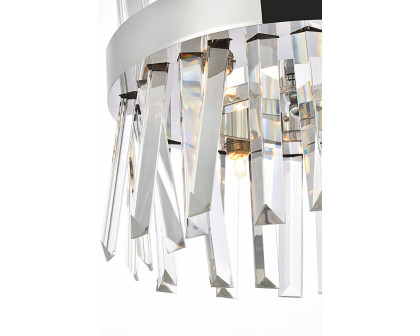 Elegant Pendant Light - Chrome, L 12" (6200D12C)